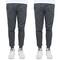 Galaxy by Harvic Men's Fleece-Lined Jogger Sweatpants 2 Pack